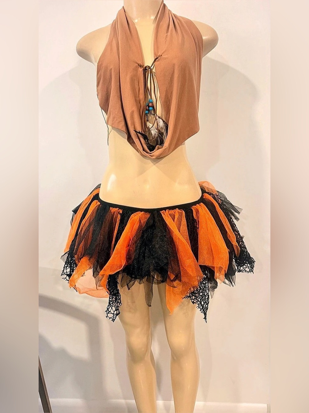 Adult Tutu Black & Orange
